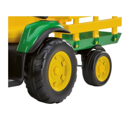 Peg-Pérego elektrický traktor s vlečkou zelená