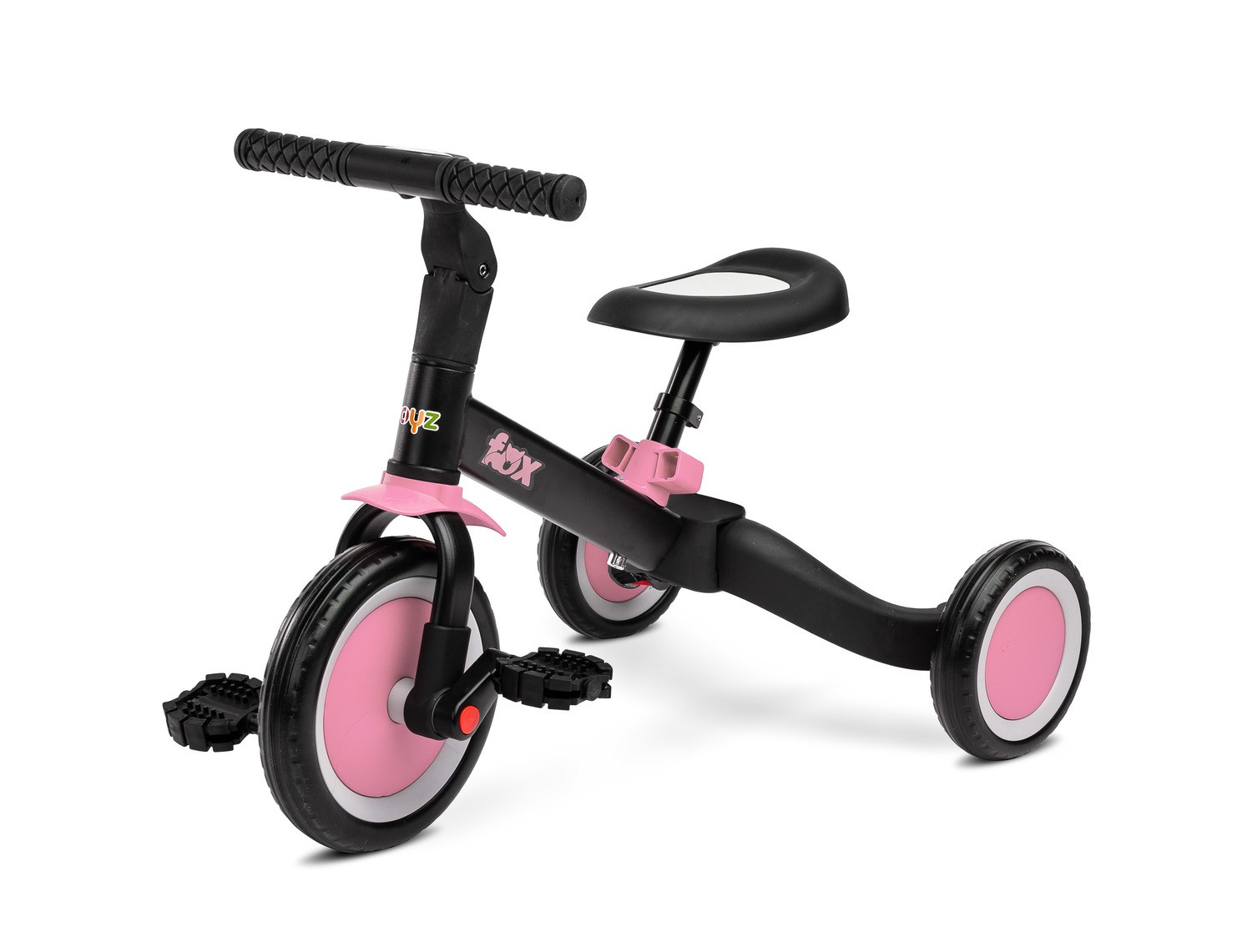 Dětská tříkolka Toyz FOX 2v1 pink
