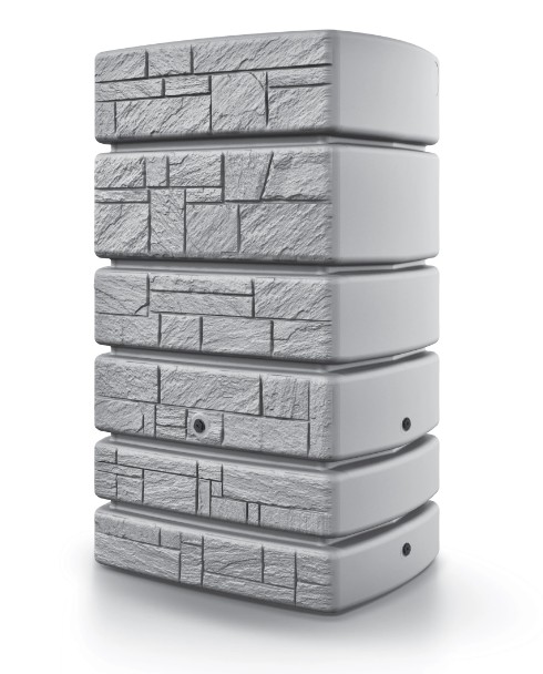 Nádrž na dešťovou vodu tower stone - šedý - 500 l